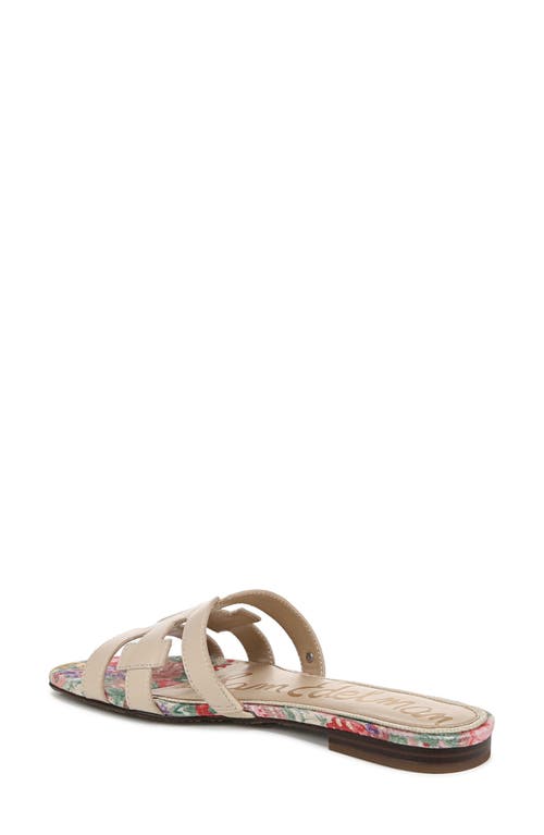 Sam Edelman Bay Slide Sandal Ecru Sand Leather In Ecru Sand