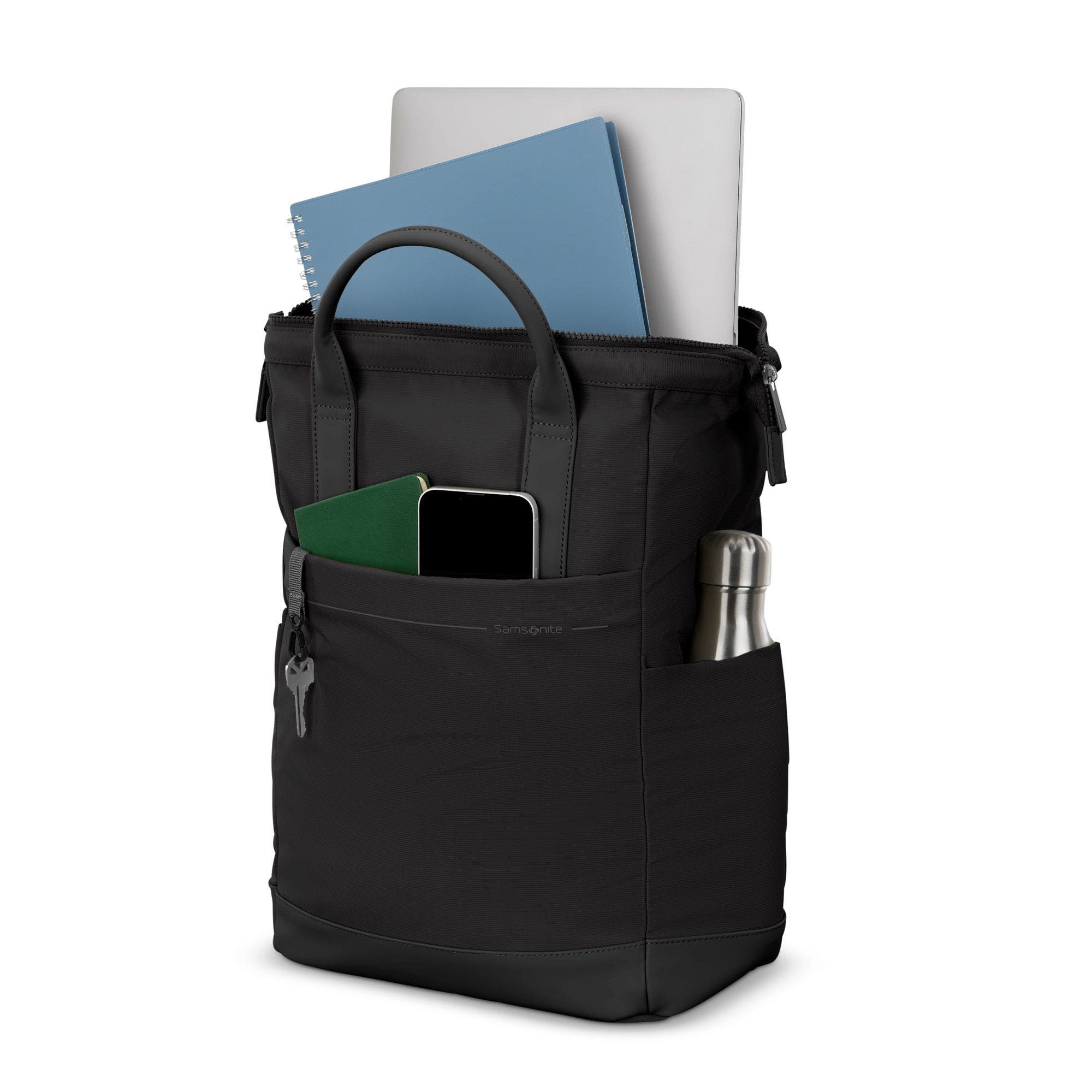 Samsonite Better Than Basics Convertible Backpack, Alternate, color, Black