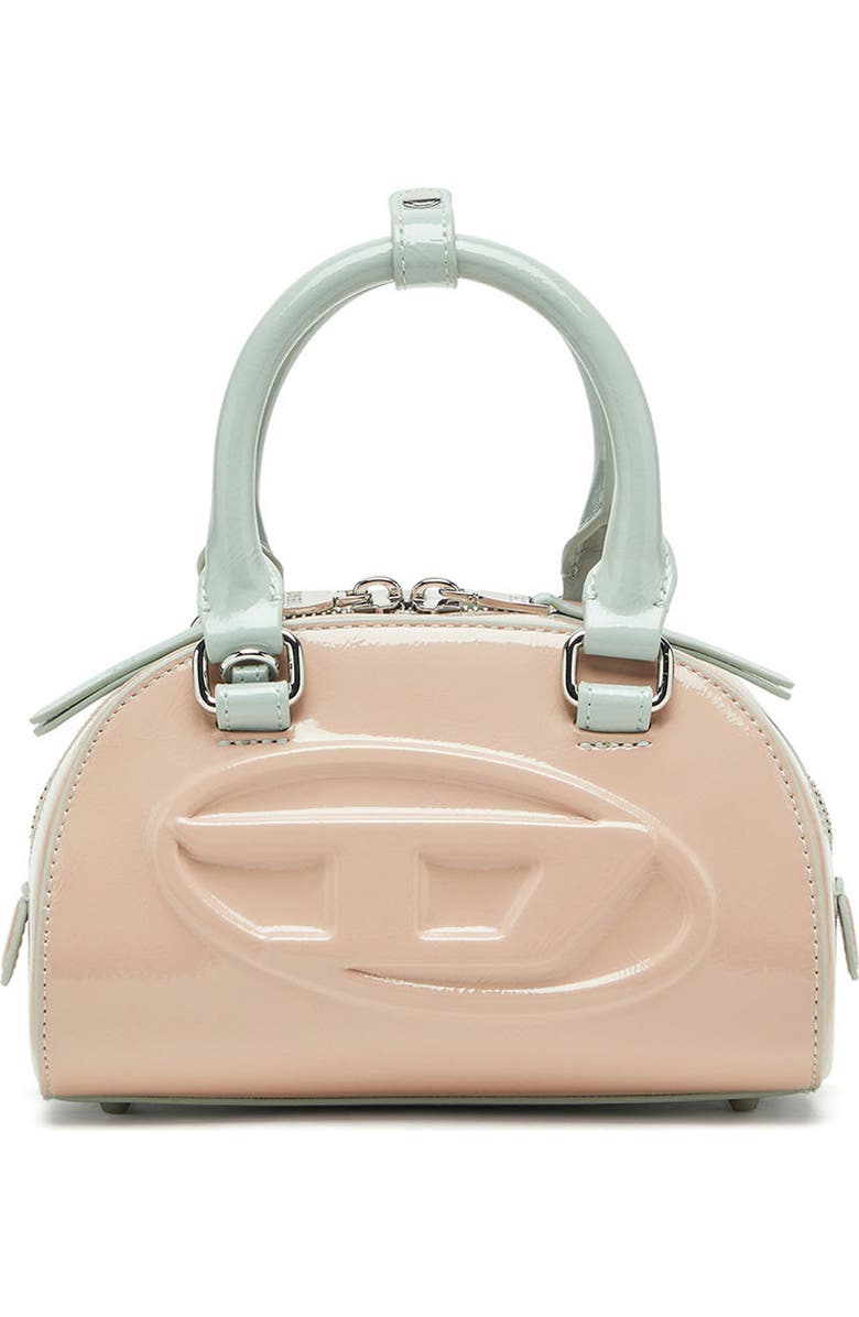 DIESEL<sup>®</sup> Mini 1DR Dome Faux Leather Bowling Bag, Main, color, Pink