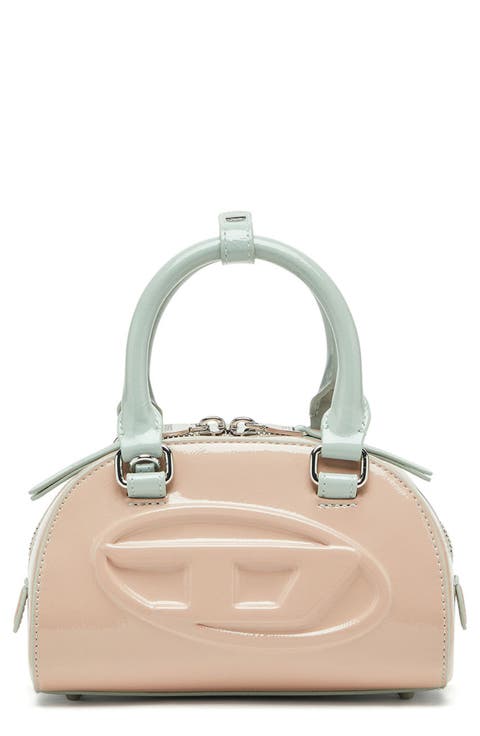 Mini 1DR Dome Faux Leather Bowling Bag