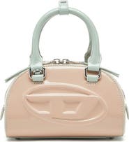 DIESEL® Mini 1DR Dome Faux Leather Bowling Bag