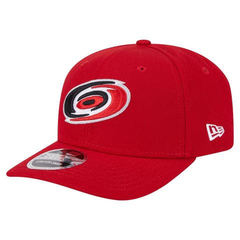 Men's New Era Red Carolina Hurricanes Logo Basic 9SEVENTY Adjustable Hat