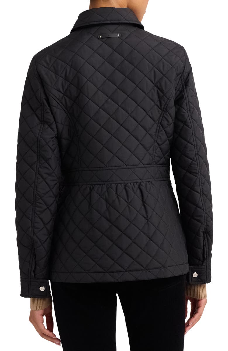 Lauren Ralph Lauren Diamond Quilted Peplum Jacket, Alternate, color, 