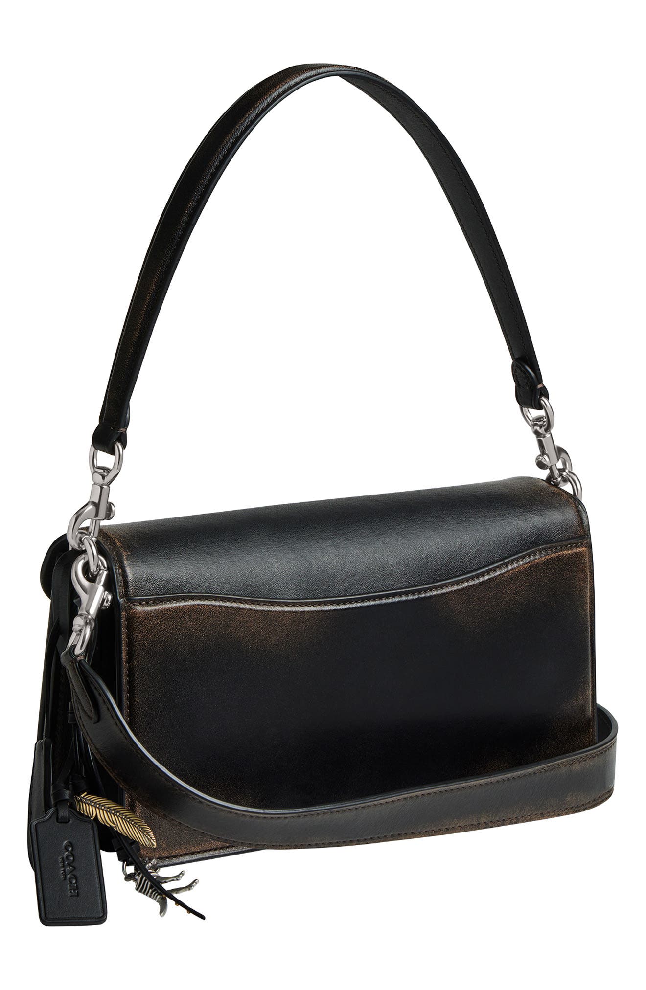 COACH Tabby 26 Loved Leather Shoulder Bag, Alternate, color, 