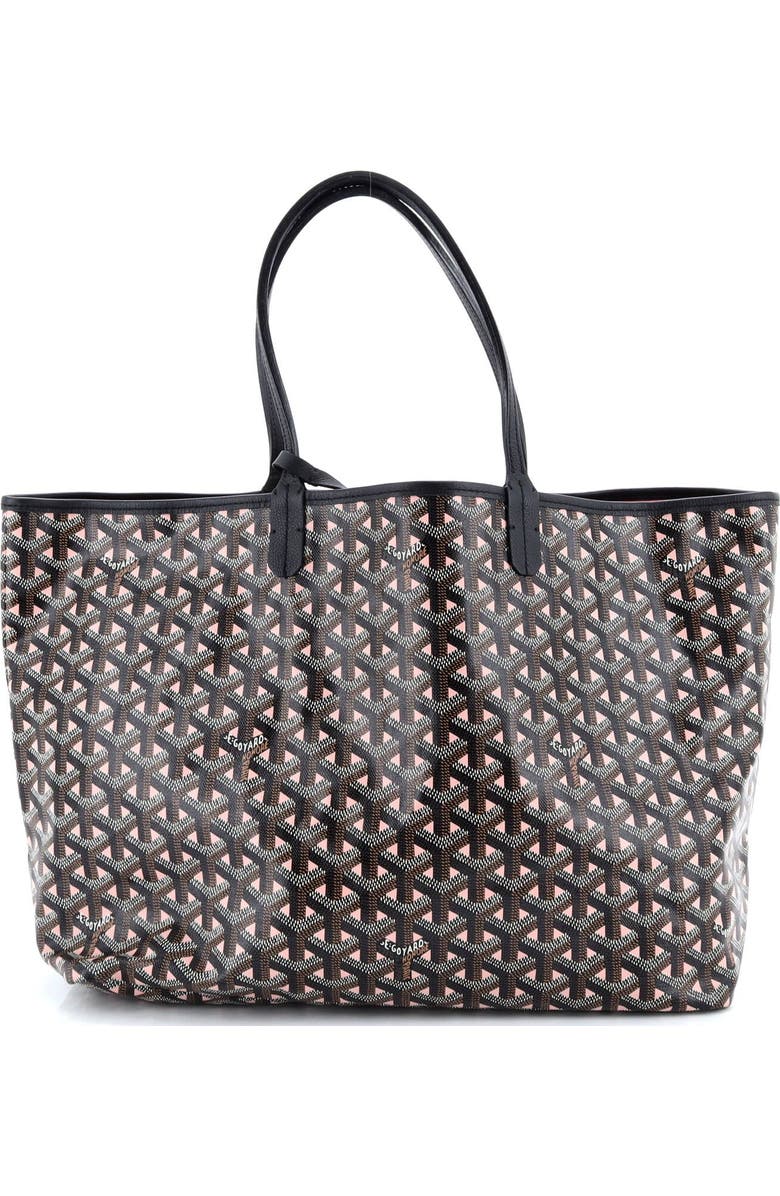 Pre-Owned Goyard Saint Louis Tote Claire Voie Coated Canvas PM, Alternate, color, Brown