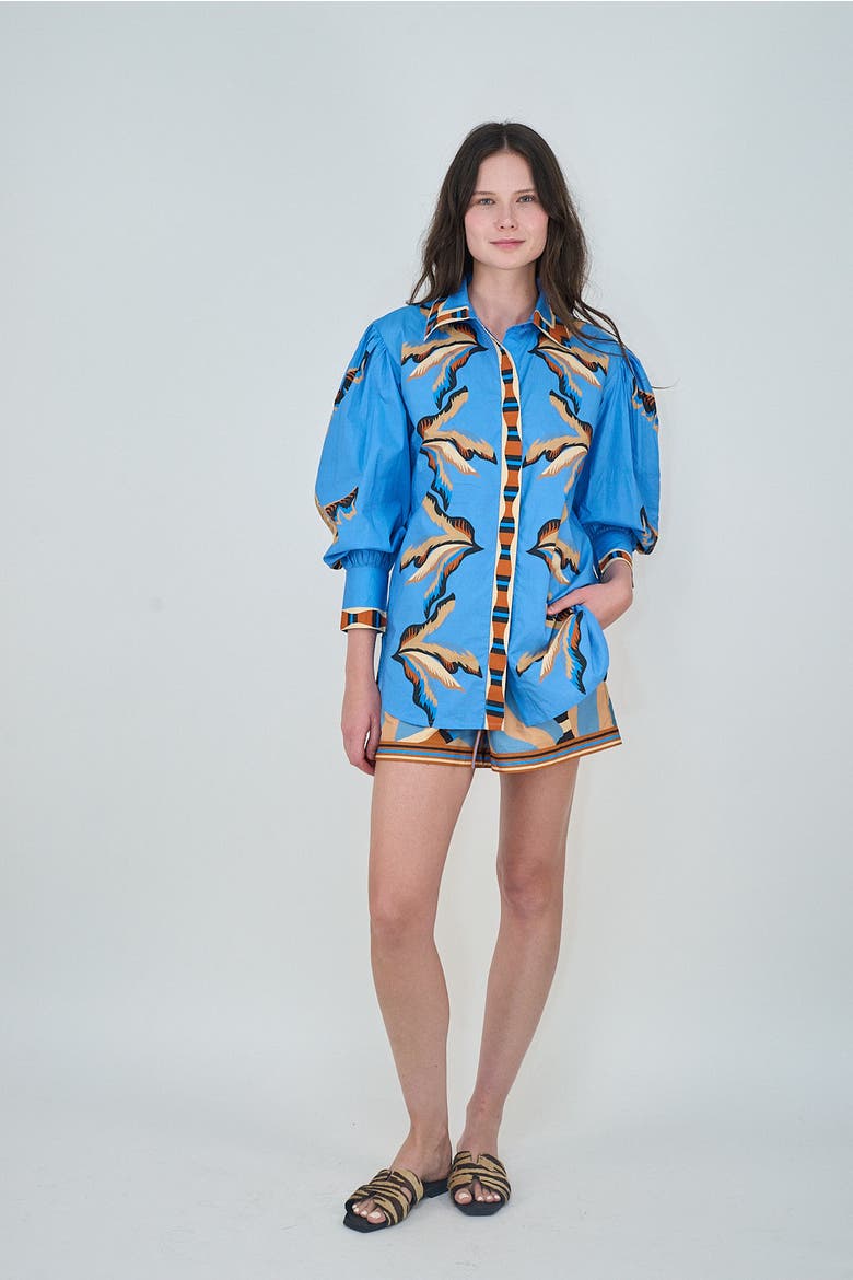 Shirt Bali Tiger, Main, color, Blue