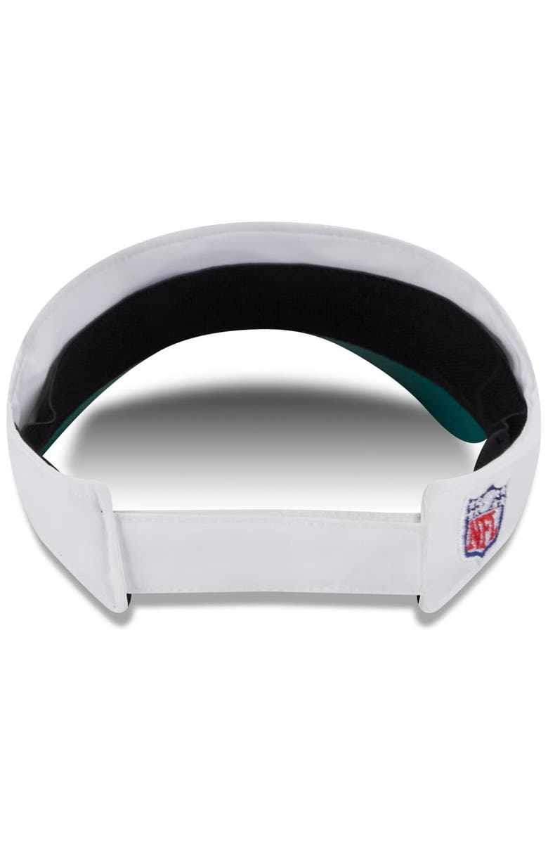 New Era Men's New Era White/Green New York Jets 2025 NFL Training Camp Adjustable Visor, Alternate, color, White