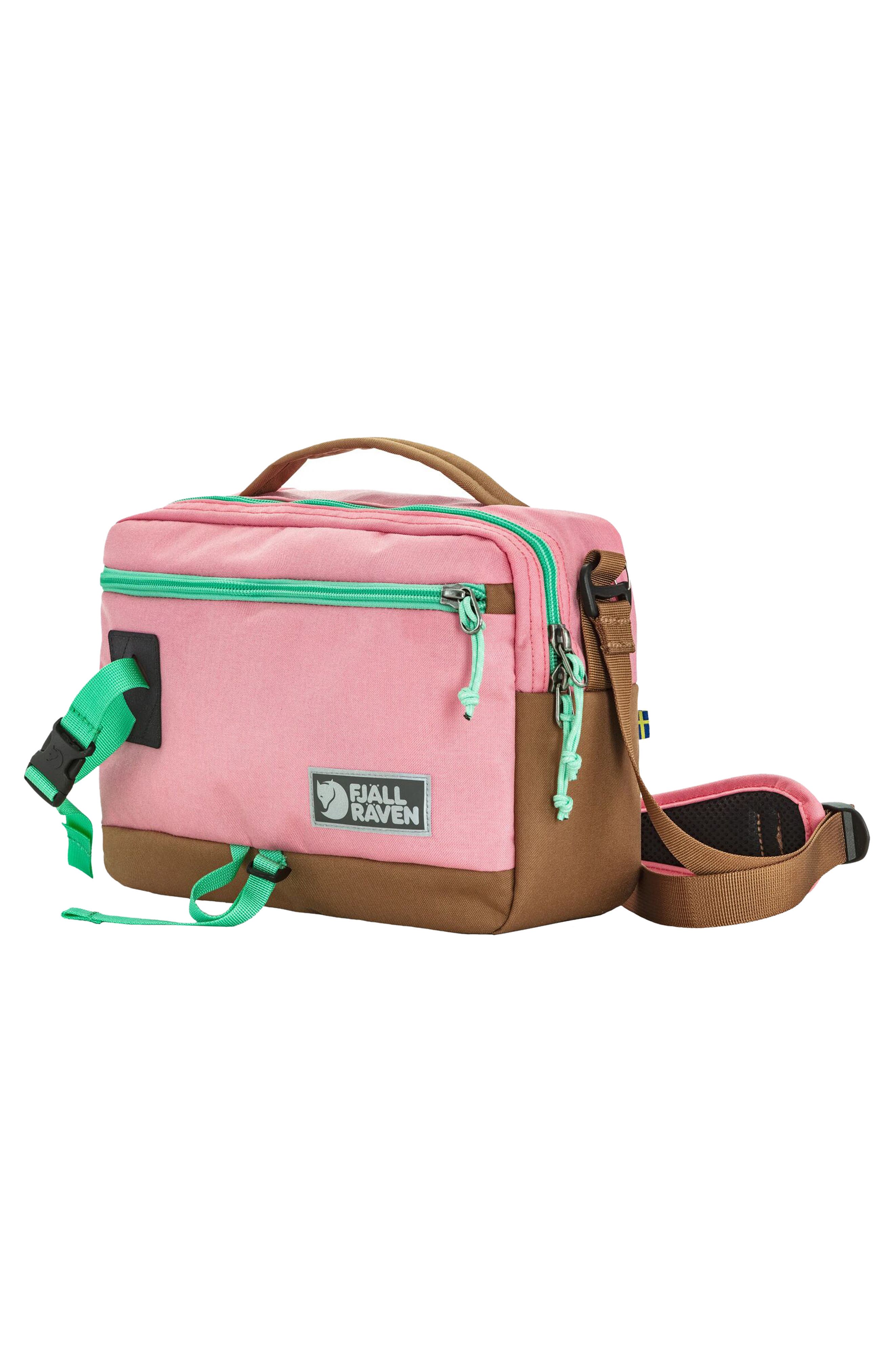 Fjällräven Vardag Shoulder Bag, Alternate, color, Poppy Pink-Khaki Dust