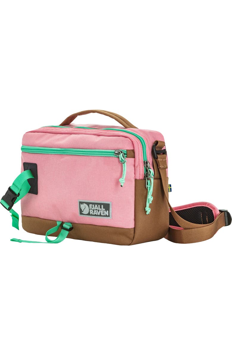 Fjällräven Vardag Shoulder Bag, Alternate, color, Poppy Pink-Khaki Dust