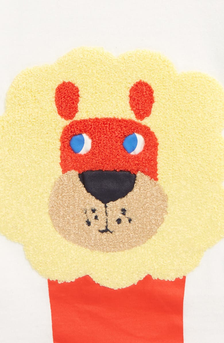 seed heritage Chenille Lion Appliqué T-Shirt, Alternate, color,