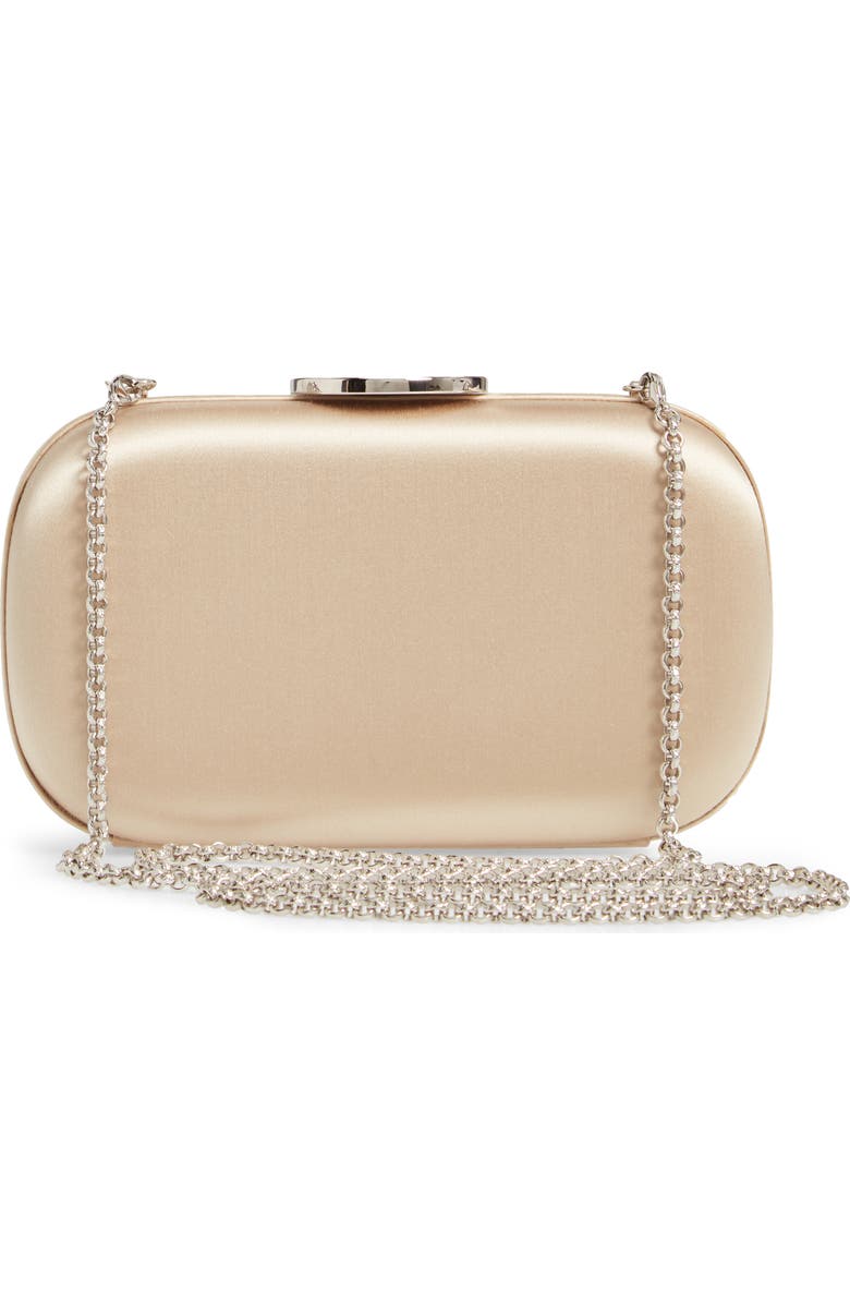 Giambattista Valli Crystal Embellished Satin Clutch, Alternate, color,