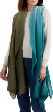 Amicale Dip Dye Cashmere Scarf