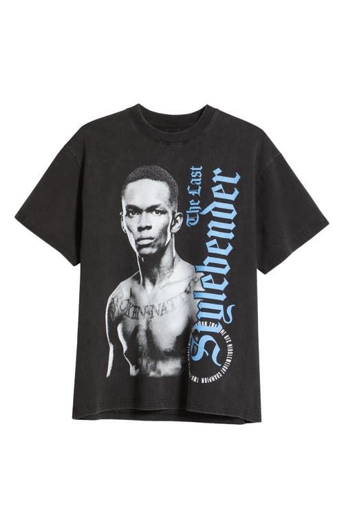 Id Supply Co Ufc Israel Adesanya Last Stylebender Graphic T-shirt In Black