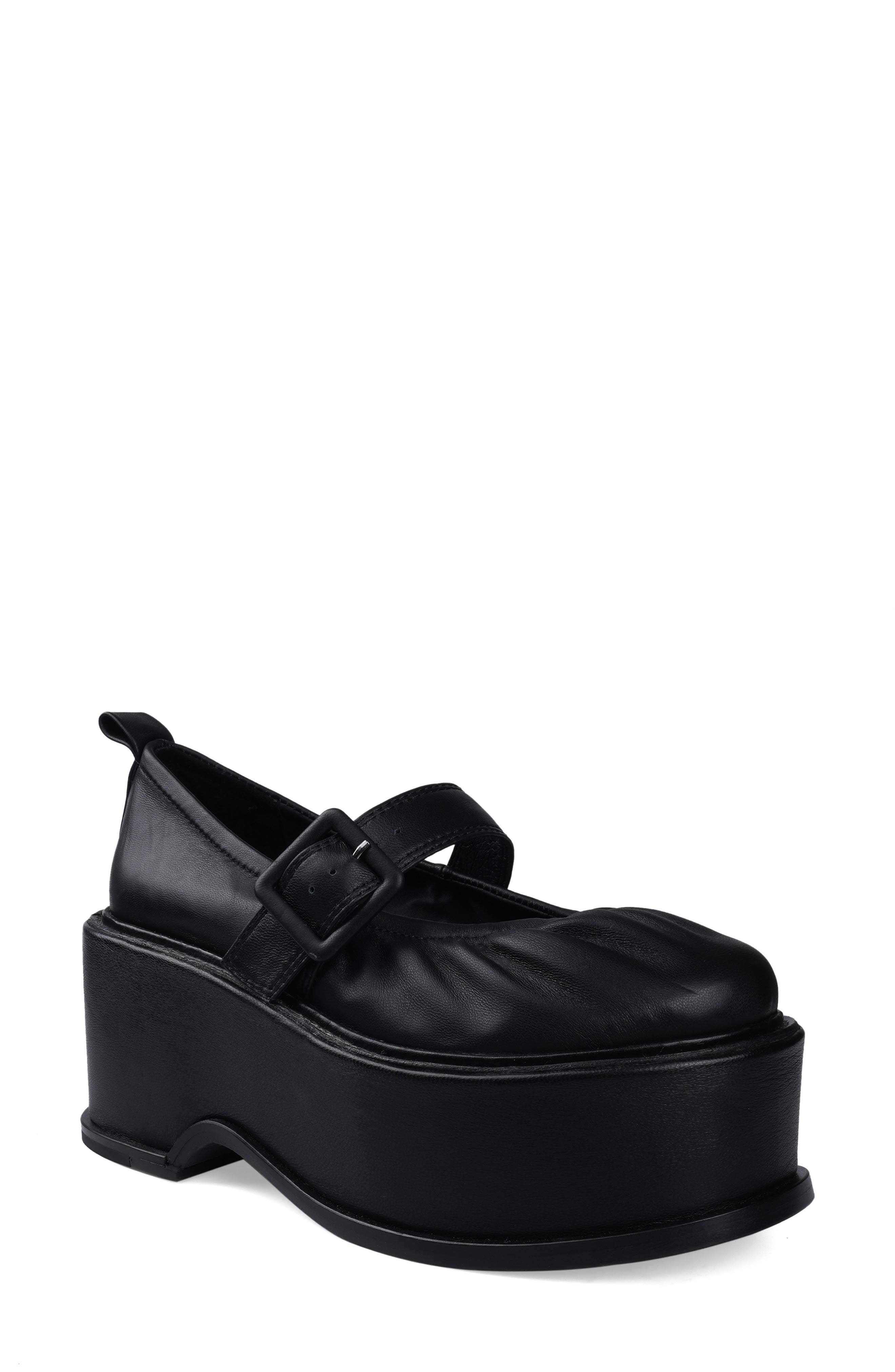 Artisan Crafted By Zigi Buxi Platform Mary Jane, Main, color, Black Leather