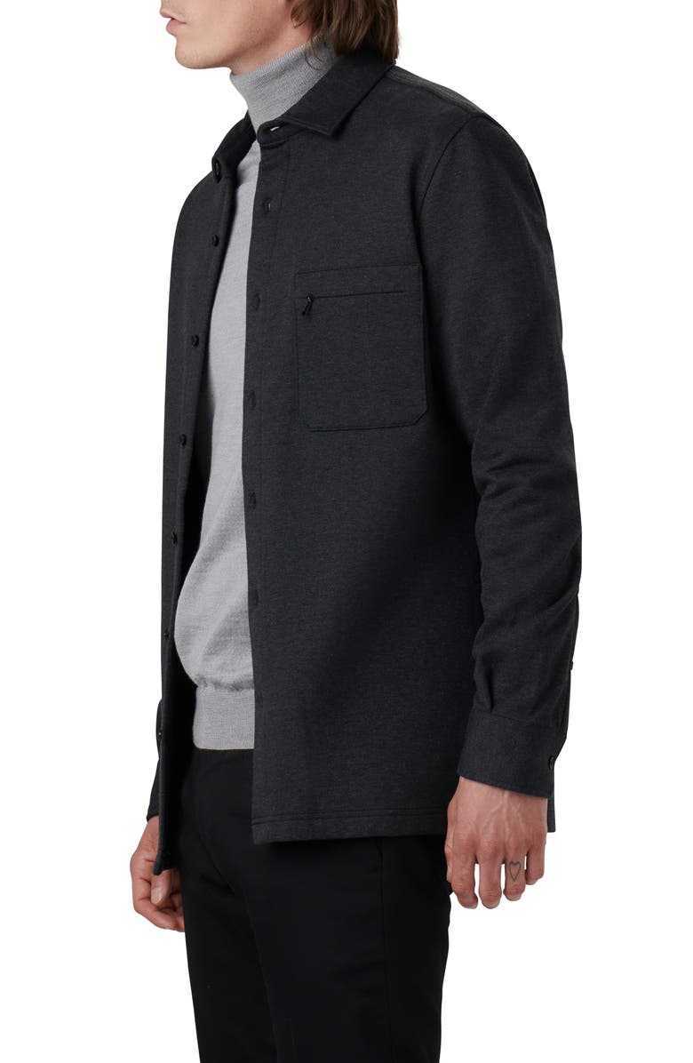 Bugatchi Cotton Blend Shirt Jacket, Alternate, color,