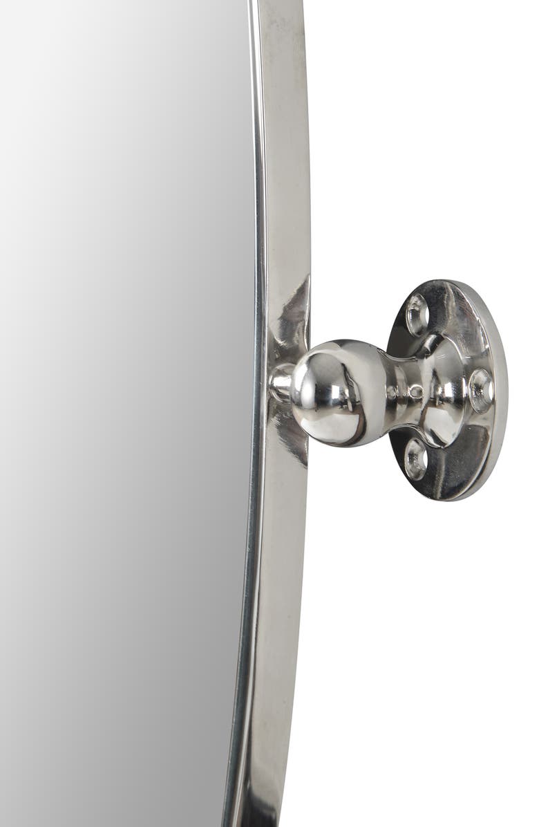 Renwil Azalea Oval Wall Mirror, Alternate, color, Polished Nickel