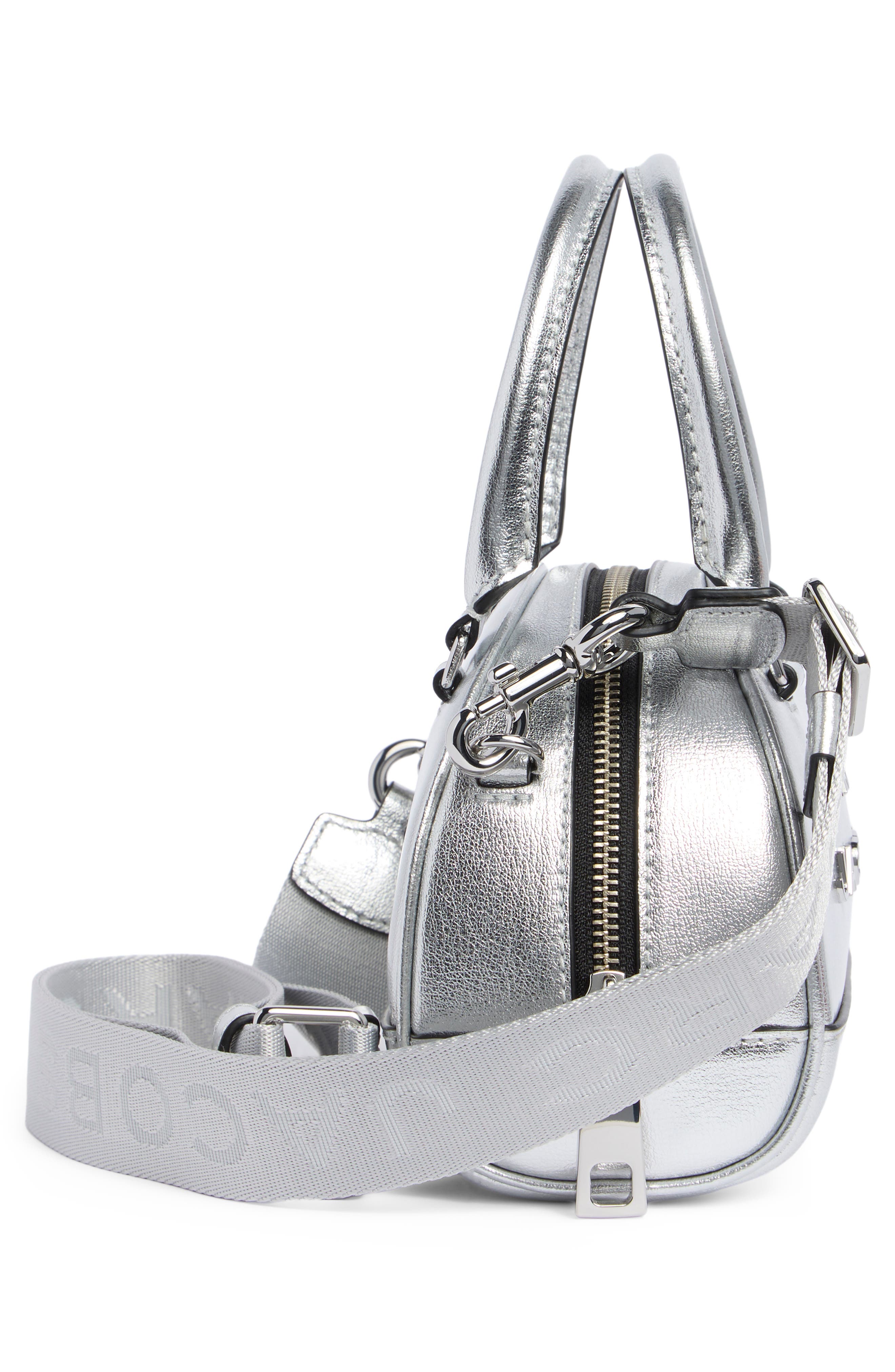 Small Bowling Bag, Alternate, color, SILVER