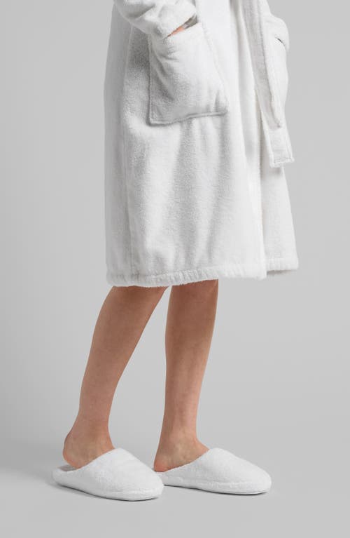 Parachute Classic Cotton Terry Slipper In Silver