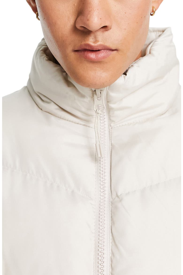 Recycled Polyester Puffer Jacket, Alternate, color, BLONDE