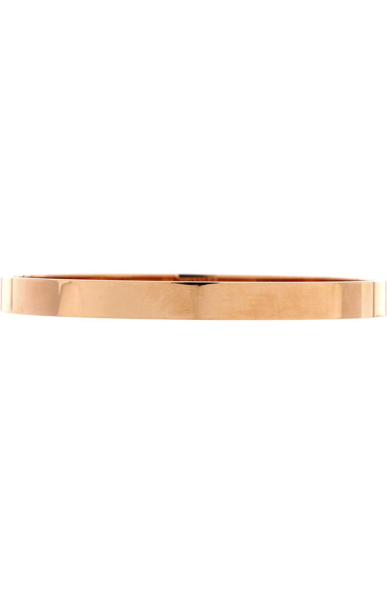 Pre-Owned Hermes Kelly Bracelet 18K Rose Gold and Pave Diamonds Small, Alternate, color, Rose Gold