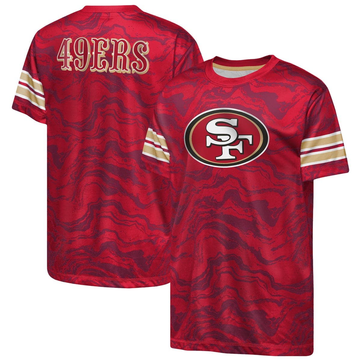 Outerstuff Youth Outerstuff Scarlet San Francisco 49ers Slant Route ...