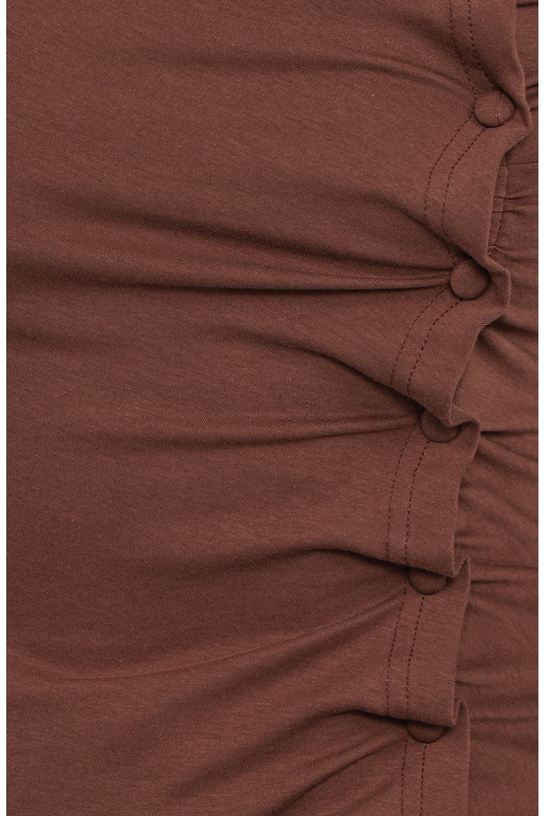 Ethel Asymmetric Knit Top, Alternate, color, CHOCOLATE