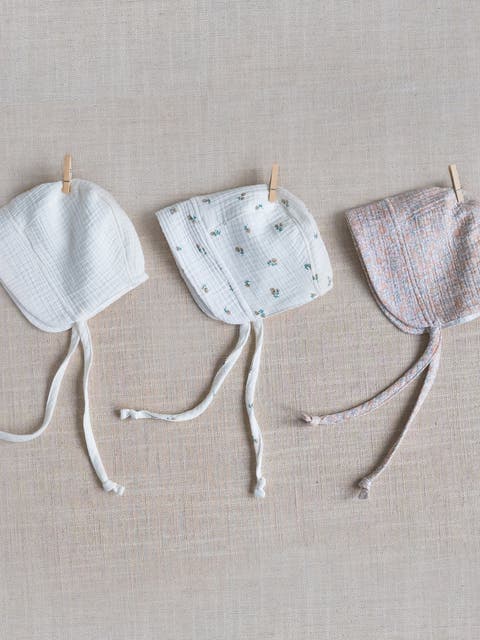 Organic Muslin Bonnet (Baby)