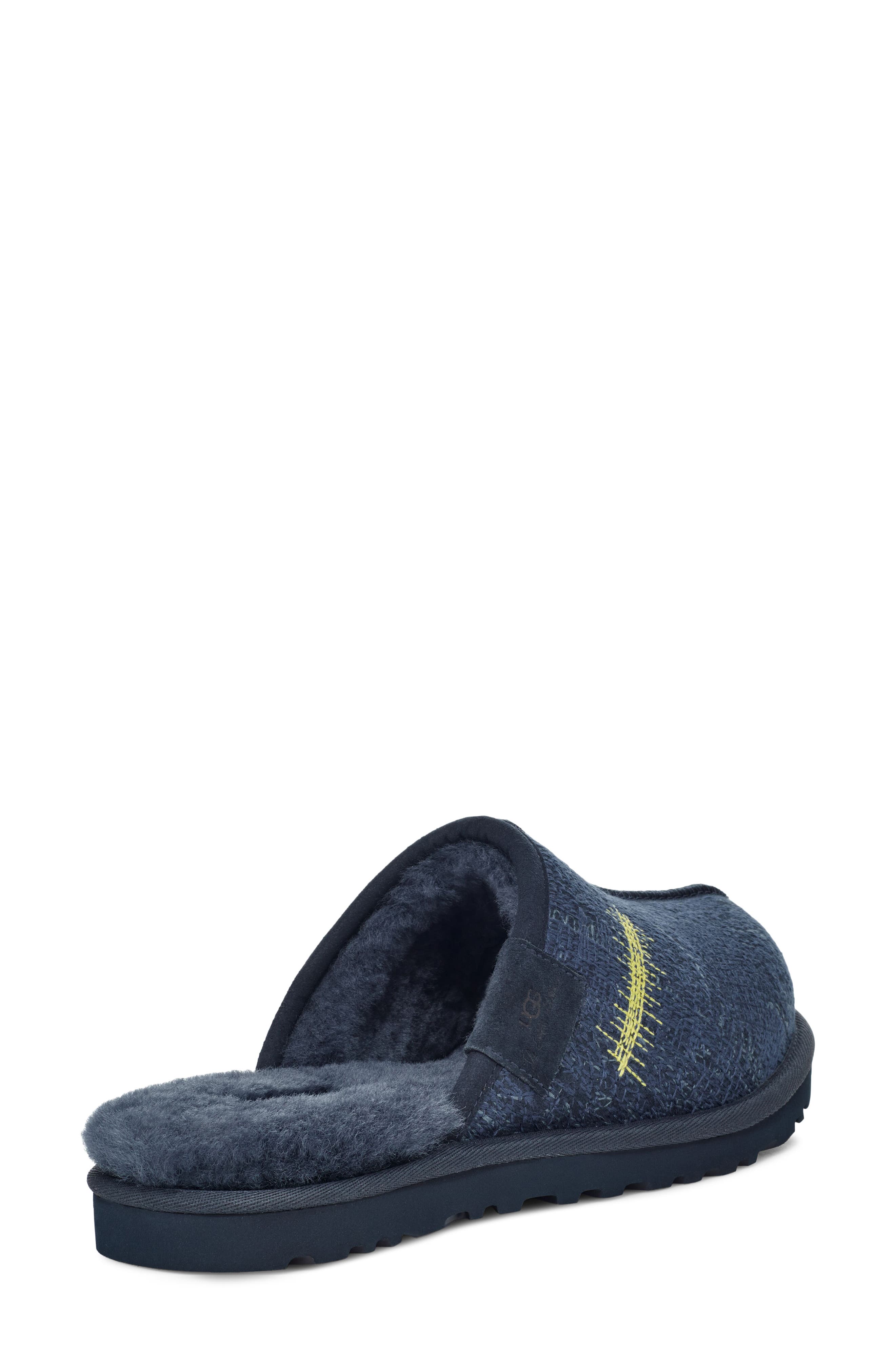 UGG<sup>®</sup> x The Elder Statesmen Gender Inclusive Genuine Shearling Lined Slide Slipper, Alternate, color, 