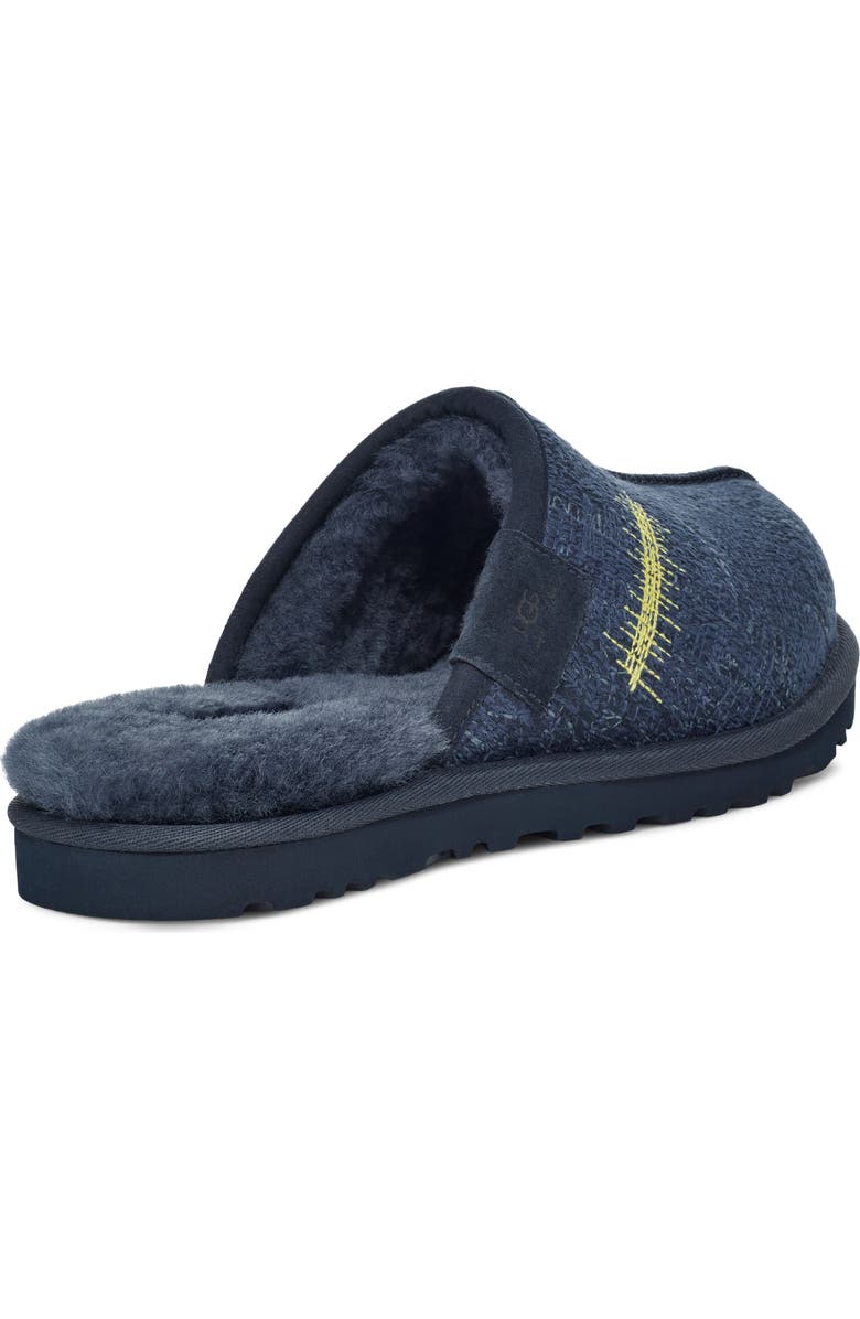 UGG<sup>®</sup> x The Elder Statesmen Gender Inclusive Genuine Shearling Lined Slide Slipper, Alternate, color,