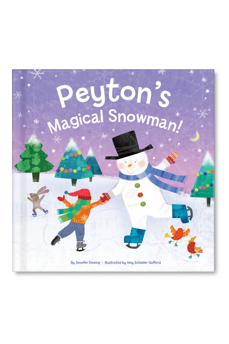 'My Magical Snowman' Personalized Storybook, Main, color, GIRL