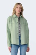 FURNIQ UK Frankie Leather Shirt Jacket