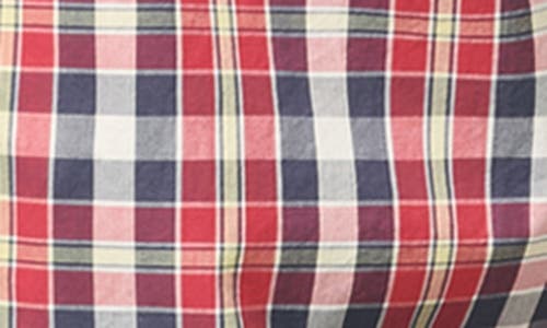Brooks Brothers Friday Plaid Short Sleeve Cotton Poplin Button-down Shirt In Multi