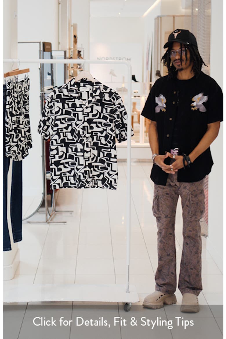 Didicot Squiggle Geo Cotton Camp Shirt video