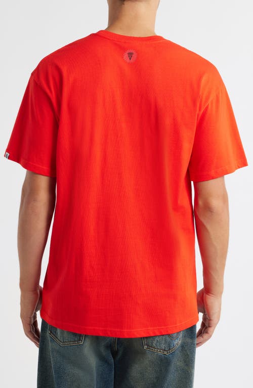 Icecream Running Dog Graphic T-shirt In Red