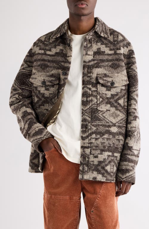 Isabel Marant Kervon Jacket Dark Brown In Brown