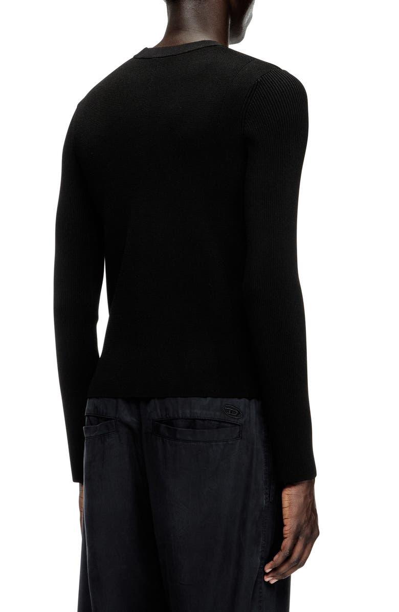 DIESEL<sup>®</sup> K-Zackary Rib Logo Sweater, Alternate, color, 