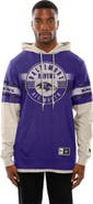 New Era Men's New Era Purple Baltimore Ravens Twofer Layered Long Sleeve Hoodie T-Shirt
