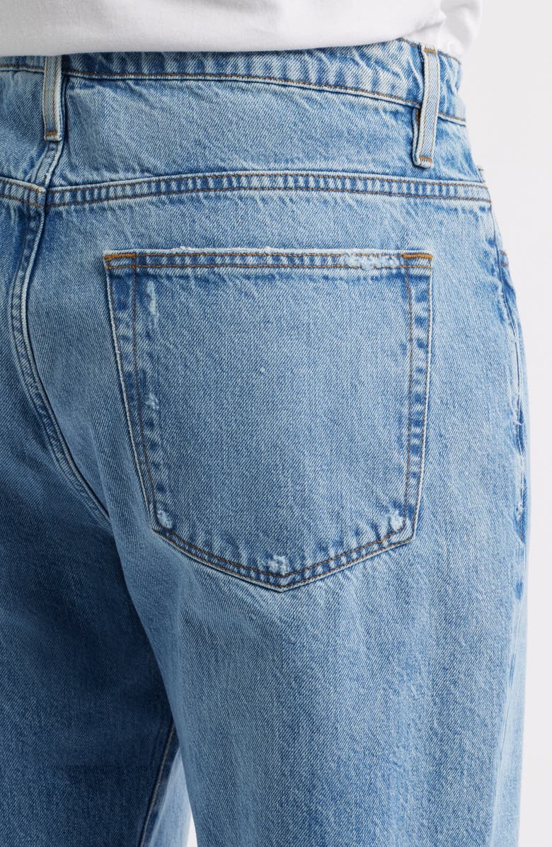 FRAME (Bio)Degradable Relaxed Straight Leg Jeans, Alternate, color, Gate Rips