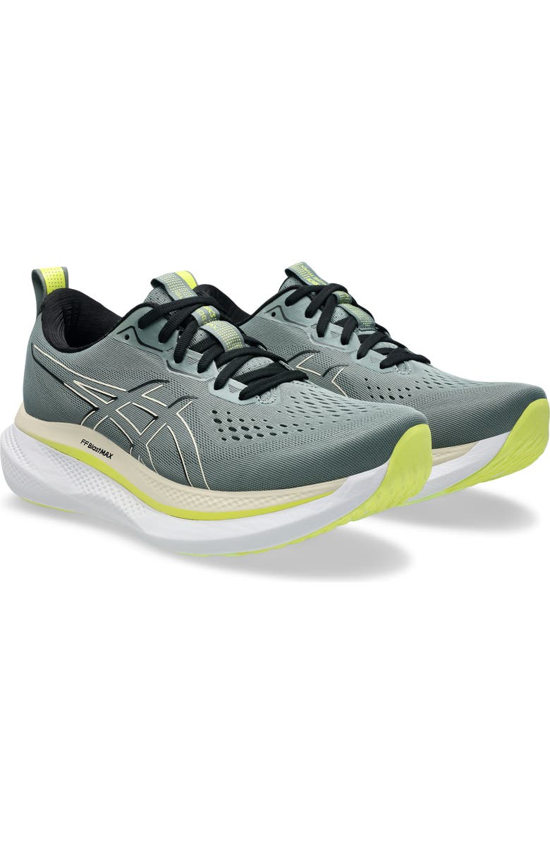 ASICS<sup>®</sup> GLIDERIDE<sup>®</sup> MAX Running Shoe, Main, color, Monument Blue/Vanilla