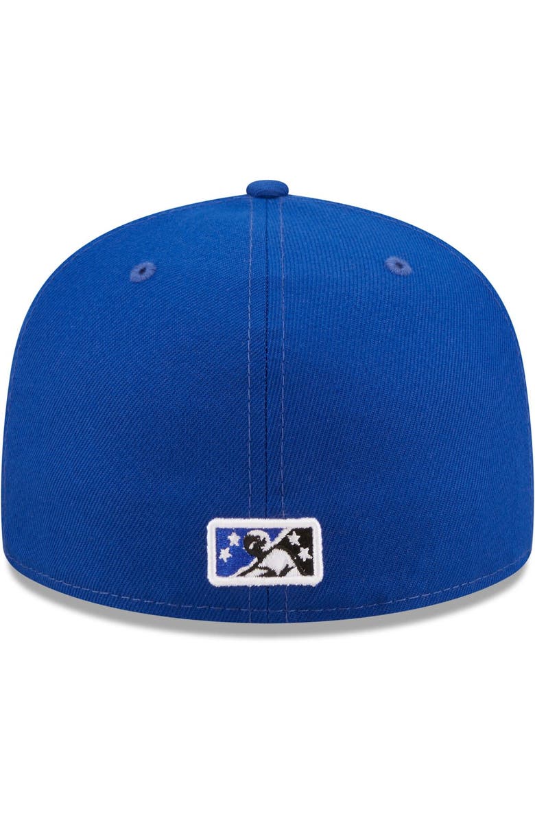 New Era Men's New Era Blue Biloxi Shuckers Authentic Collection 59FIFTY Fitted Hat, Alternate, color, Blue