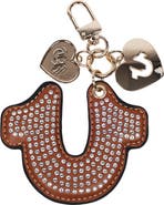 True Religion Rhinestone Horseshoe Bag Charm
