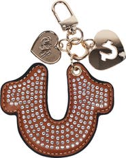 True Religion Rhinestone Horseshoe Bag Charm