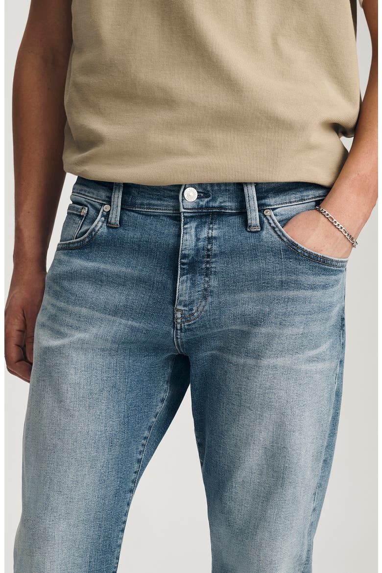 Matt Straight Leg Jeans, Alternate, color, LIGHT USED BRUSHED CLASSIC VIN