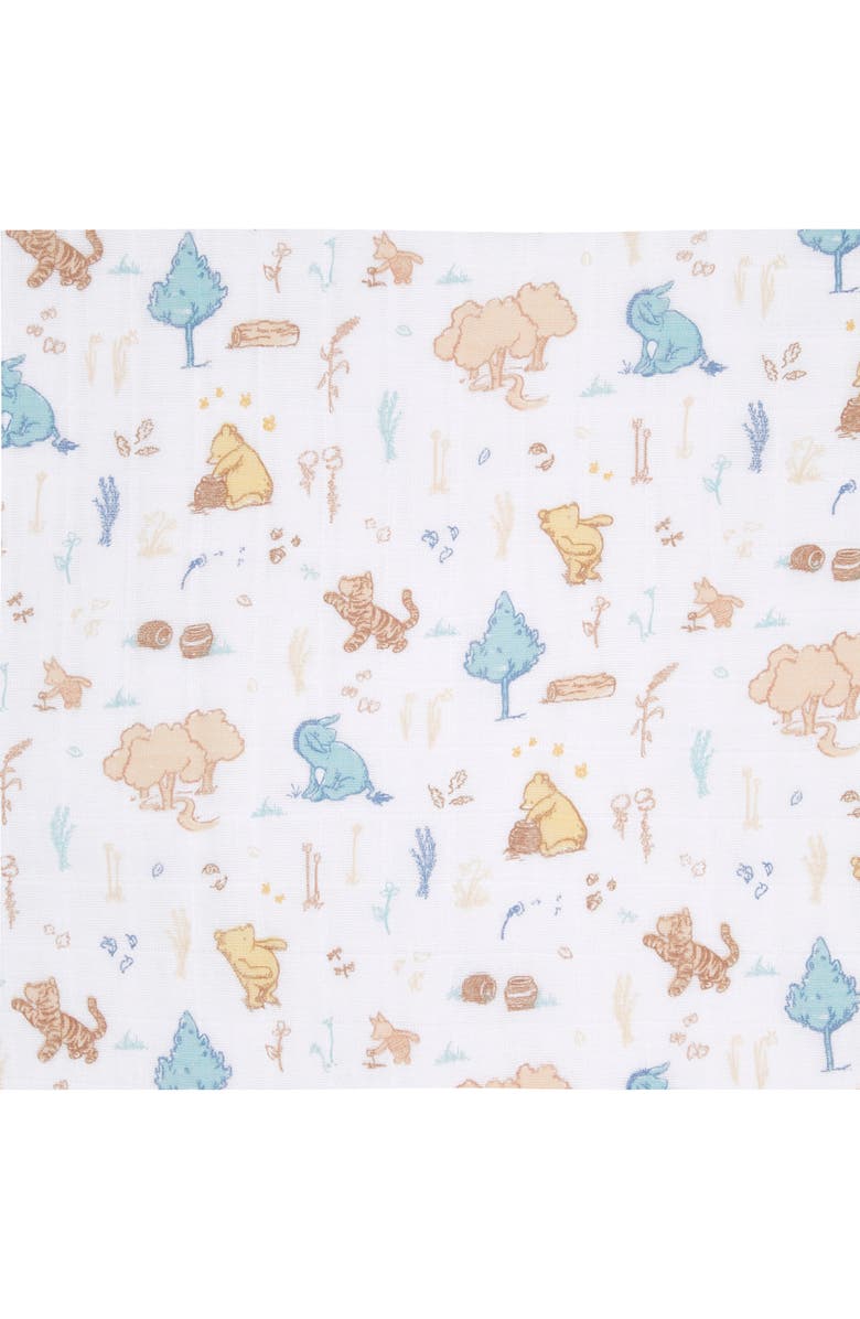 aden + anais 3-Pack Classic Swaddling Cloths, Alternate, color, Winnie In The Woods