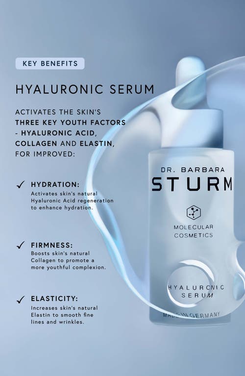 Dr Barbara Sturm Dr. Barbara Sturm Hyaluronic Serum Home & Away Gift Set $435 Value In Transparent
