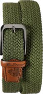 Ben Sherman Golf Braided Stretch Leather Belt