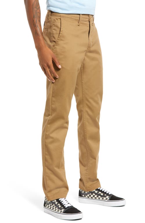 Shop Vans Authentic Slim Fit Chino Pants In Dirt