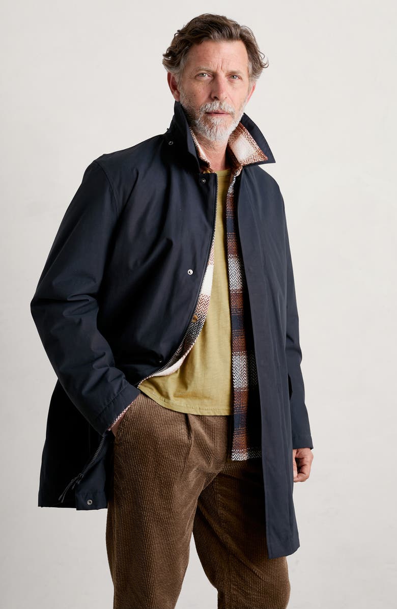 Seasalt Cornwall Stone Wave Waterproof Coat with Removable Hood, Alternate, color, Inkwell