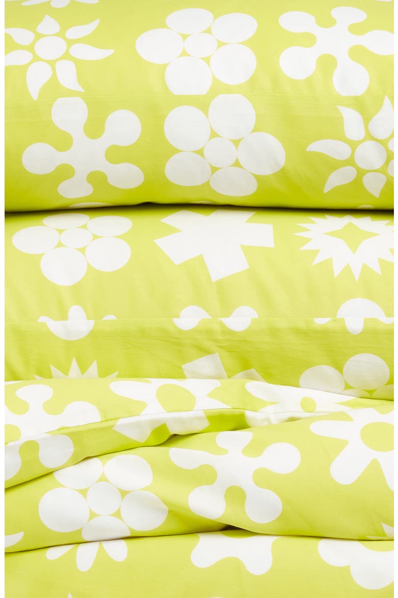 Wingdings Duvet Cover & Shams Set, Alternate, color, YELLOW