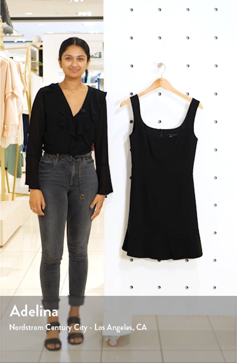 Dorotea Square Neck Fit & Flare Dress, sales video thumbnail